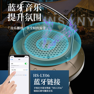 Linterna de camping Tsuneyoshi LED de 5W recargable, portátil, para uso en exteriores y para colgar en tiendas de campaña. - Product Image 4