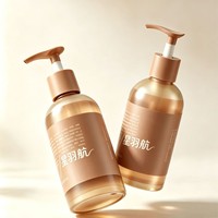 Ensemble de flacons de shampoing et d'après-shampoing 300ml/500ml, flacon vide en PET de 400ml adapté au détergent pour lingerie