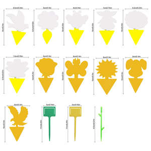 Trappola Adesiva Avanzata per Mosche della Frutta del Produttore, da Appendere con Struttura Resistente al Vento, Ideale per Patio. - Product Image 3