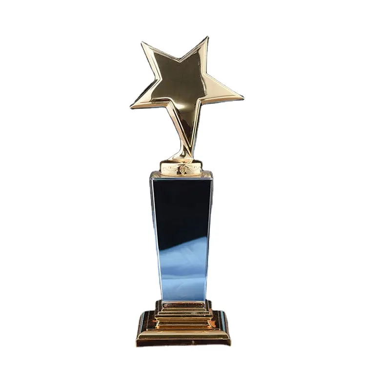 Grosir Manufaktur 2023 Penghargaan Kustom Kualitas Tinggi Kristal Piala Bintang