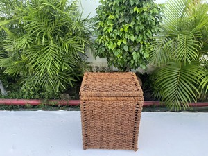 Bon prix OEM ODM Produits artisanaux Boîte de rangement de carex coloré avec couvercle Organisateur de maison pour décoration du Vietnam - Product Image 3