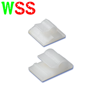 Clips de câble de selle de fil auto-adhésif en plastique WSS avec bandes adhésives solides Gestion de cordon de fil pour voiture, de