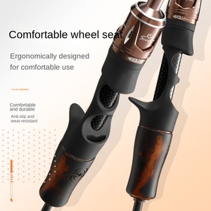 Cần câu carbon WEIHE 1.38m 1.5m 1.68m 1.80m tốt nhất, cần câu nước mặn, cần câu baitcasting để bán - Product Image 3