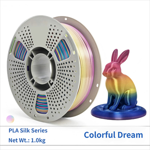 <b>PLA</b> 3D Printing Filament Rainbow Gradient Multicolor 1kg 1.75mm for Bambu Lab Creality - Product Image 4