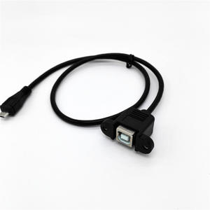 <span class=keywords><strong>Cable</strong></span> de Impresora <span class=keywords><strong>Micro</strong></span> <span class=keywords><strong>USB</strong></span>, <span class=keywords><strong>Cable</strong></span> <span class=keywords><strong>Micro</strong></span> <span class=keywords><strong>USB</strong></span> <span class=keywords><strong>a</strong></span> B Hembra, <span class=keywords><strong>Cable</strong></span> de Extensión <span class=keywords><strong>Micro</strong></span> <span class=keywords><strong>USB</strong></span> Macho <span class=keywords><strong>a</strong></span> Tipo B Hembra para Montaje en Panel con Tornillos - Product Image 2
