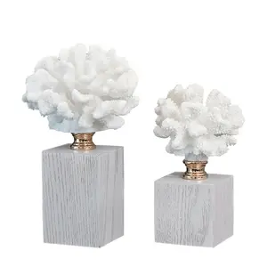 Home ornaments coral ornaments resin indoor ornaments modern household office decoration handicraft