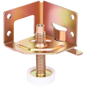 Support de nivellement réglable Jiufa pour pieds de meuble, fixation métallique d'angle avec vis - Product Image 4