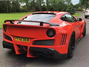Kit de Carrocería de Fibra de Carbono Estilo NOVT para Ferrari F12, Parachoques Mejorado, Faldones Laterales, Difusor de Pasos de Rueda, Alerón, Totalmente Nuevo - Product Image 3