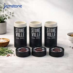 Boîte d'emballage cylindrique en carton écologique pour épices et poudre de poivre, tube en papier kraft de qualité alimentaire pour café et thé, conception personnalisée - Product Image 2