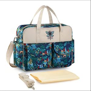 Bolsa de Pañales Ligera de Gran Capacidad, Impermeable, para Bebés, Tipo Tote, Bandolera, para Viajes - Product Image 1