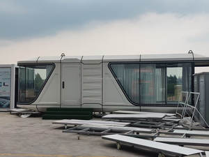 Casa Container a Capsula Intelligente, Design Esterno Futuristico, Sistema Domotico Integrato, Casa Prefabbricata Mobile - Product Image 3