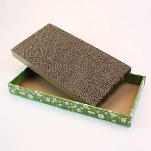 ZJH karton kedi çiziciler 2 katmanlar çevre dostu kaymaz ayaklar Catnip çanta katı desen kapalı/açık kullanım içerir - Product Image 2