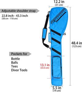 Foldable Airline Approved <b>Golf</b> Club Carry <b>Bag</b> <b>Sunday</b> Daddy Gift <b>Golf</b> <b>Bag</b> Lightweight <b>Sunday</b> <b>Golf</b> Travel <b>Bag</b> with Accessory Pouch - Product Image 3