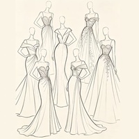 Custom Luxury Evening Gown Women Formal Dress Elegant Mermaid Long Dress for Party Wedding Gala Event Wear Supplier