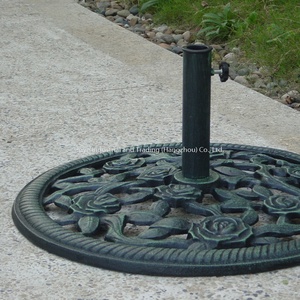 Joye Leisure Modern Cast Iron Cantilever and Banana <strong>Umbrella</strong> <strong>Base</strong> for Outdoor <strong>Patio</strong> Courtyard &amp; Park Use - Product Image 2