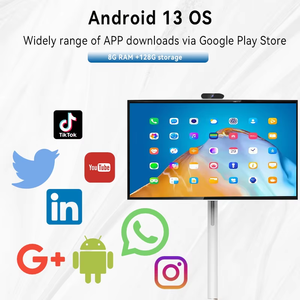Portable Smart <b>TV</b> Interactive MTK8788 8+128GB Android13 10000mAh IPS Display for Women Home Use - Product Image 6