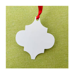 Handysub enfeite de subolmação em alumínio, enfeites de subolmação branca em forma de arábia, 2 lados personalizados para enfeitar o natal - Product Image 5