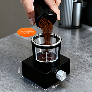 ISO9001 Certified CNC Machined Coffee <b>Tamper</b> Tool Stainless Steel Wire EDM PVD/Brushed/Polished Finish Barista Grade - Product Image 1