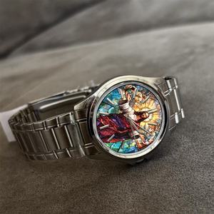 Reloj de Cuarzo Personalizado de Alta Gama con Esfera con Imagen de Jesús, Cristal de Zafiro, Reloj de Buceo Automático Resistente al Agua, Esfera Única con Imagen de Jesús - Product Image 3