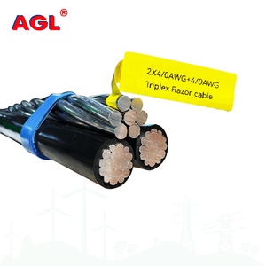 Cable de Alta Tensión Especial KAODEE Aoguli, Cable Tripolar de 6 AWG con 7 Hilos Conductores de Aluminio con Aislamiento XLPE, OEM, ABC Ca - Product Image 5