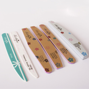 Chất Lượng Cao OEM Tùy Chỉnh In Ấn Logo Miếng Bọt Biển Nail File Buffer Có Thể Giặt Tái <span class=keywords><strong>S</strong></span>ử Dụng Emery Nail File - Product Image 2