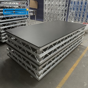 Lite Deck Portable Square Stage Made of Durable Aluminium Alloy and Plywood TUV Certified - Product Image 4