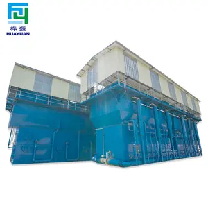 High efficient integrated water treatment plant river water/highly saline groundwater purification system