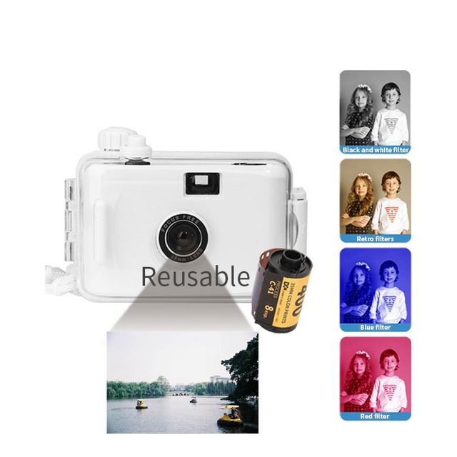 Waterproof Disposable Custom Logo 35 Mm Single Use Underwater Film Camera for Kids