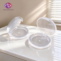 Yueshunxing – Contenant de fard à paupières ovale personnalisé de haute qualité, 1 couleur, vide, en plastique transparent, pour palette de fards à paupières