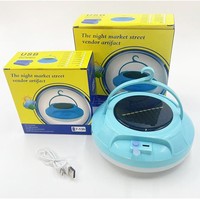 Ampoule de secours à LED à énergie solaire IP65 pour le camping en plein air panne de courant marché de nuit décrochage maison