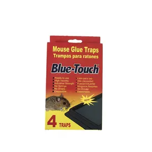 Pièges adhésifs super collants Blue Touch pour attraper les insectes de cafards de rat de souris