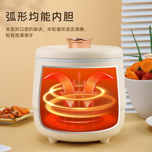 หม้อหุงข้าวไฟฟ้าอัจฉริยะ, หม้อหุงข้าวขนาดเล็กใช้ในครัวเรือนหม้อหุงข้าวอเนกประสงค์หม้อเครื่องครัว - Product Image 4