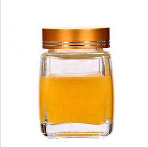 Weithalsglas mit quadratischem Boden aus Flintglas, luftdichter Schraubverschluss, lebensmittelecht, für Honig, Mayonnaise und Gewürze - Product Image 4