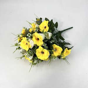 36 Têtes 48cm Grand Bouquet de <span class=keywords><strong>Fleurs</strong></span> Artificielles Arrangement de Chrysanthème en Soie Bouquet de <span class=keywords><strong>Fleurs</strong></span> Décor Funéraire - Product Image 4