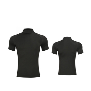 1 pièce T-shirts de sport pour hommes et garçons, à séchage rapide, col montant, pour la course, le basketball et le jogging - Product Image 5