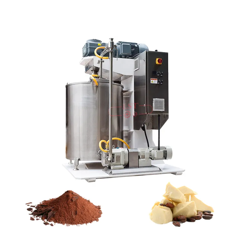 ماكينة طاحونة كروية عمودية عالية السرعة بتصميم جديد من العلامة التجارية LST شوكولاتة