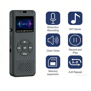 Registratore Vocale Digitale/Altoparlante/<span class=keywords><strong>MP3</strong></span> Player Mini con Radio FM, Audio Hi-Fi, Portatile, fino a 64GB di Alta Capacità - Product Image 6