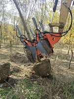 Machine de chargeur frontal de tracteur de ferme avec le transplanteur d'arbre