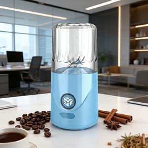 Mini Licuadora Personal de Alta Resistencia con 2 Cuchillas, 260 ml, USB, Vaso Eléctrico Portátil Recargable para Coche y Smoothies para Llevar - Product Image 3