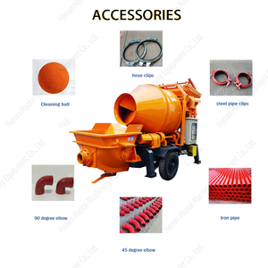 Selbstladender Betonmischer mit Pumpe Kleiner Mischer-LKW mit Betonpumpenmaschine Diesel Integrierter Betonmischer mit Pumpe - Product Image 6