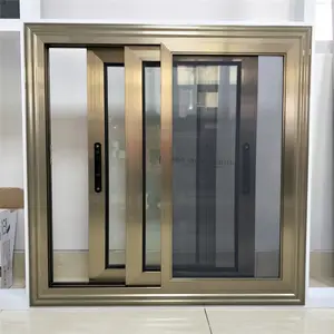 1500*1000 Mm Office Sliding Window Glass Aluminum Sliding Window