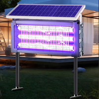 Lámpara Solar Antimosquitos para Exteriores, Impermeable IP65, para Jardín, Villa, Terraza, Césped, Granja, con Sensor de Radar, Atrapa Insectos