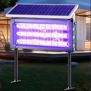 <span class=keywords><strong>Lampe</strong></span> anti-moustiques solaire étanche IP65 pour extérieur, jardin, villa, terrasse, pelouse, ferme, détecteur d'insectes à radar - Product Image 4