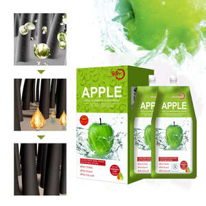 Commercio all'ingrosso di 2025 di mele chiaro tipo di acqua senza ammoniaca 96 ore colore delle mele Color crema di colore nero crema per gli uomini <span class=keywords><strong>capelli</strong></span> tinture per barba - Product Image 6