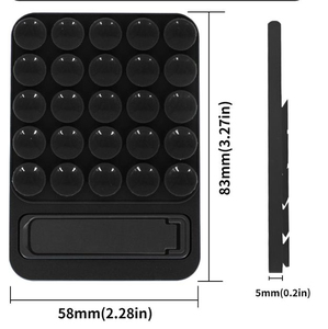 Support de téléphone magnétique à ventouse en silicone, best-seller, pour bureau, multifonctionnel, design ergonomique pour les doigts - Product Image 2