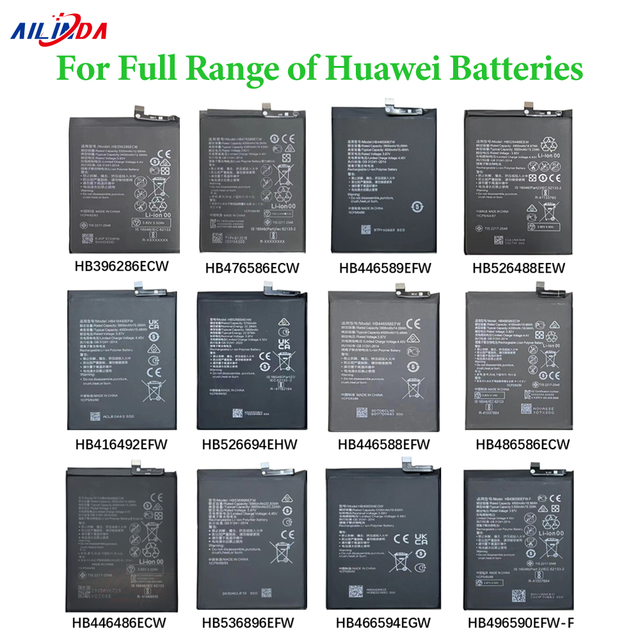 Wholesale Original Battery for Huawei P10 P20 P30 Lite P40 P50 P60 Pro Mate30 Mate50 Mate60 Pro Nova 2 Plus 7
