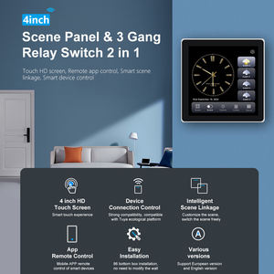 2025 bonne qualité <span class=keywords><strong>Tuya</strong></span> <span class=keywords><strong>Zigbee</strong></span> Zersion T3E-EU/AS-PRO panneau de commande intelligent avec 4 groupes de contrôle de la lumière de gradation <span class=keywords><strong>Zigbee</strong></span> - Product Image 2