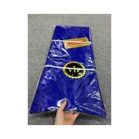 Tissu Jacquard Biologique Africain Bazin Riche Peigné Tissé Brocart Teint Uni Résistant à l'Eau Poids Moyen pour Robe Femme