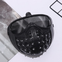 Masque de visage Watch Dogs Legion Ghost pour Cosplay, Fêtes, Festivals, Déguisement Cool, Rivets Punk, Décorations d'Halloween