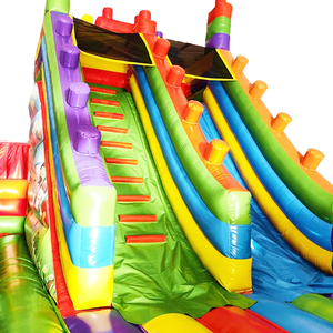 Casa de rebote inflable comercial de bloque, tobogán de castillo hinchable Moon Walk - Product Image 3